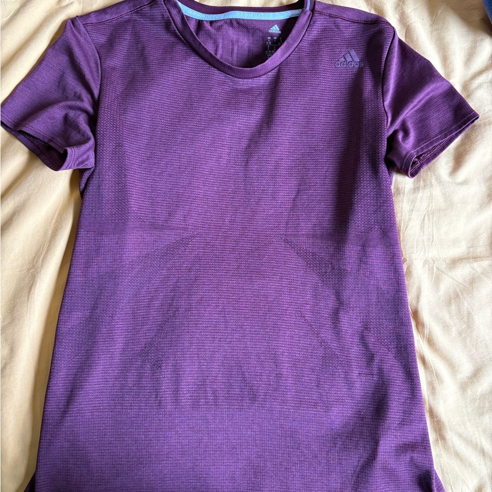 Adidas Purple/Maroon Athletic T-Shirt